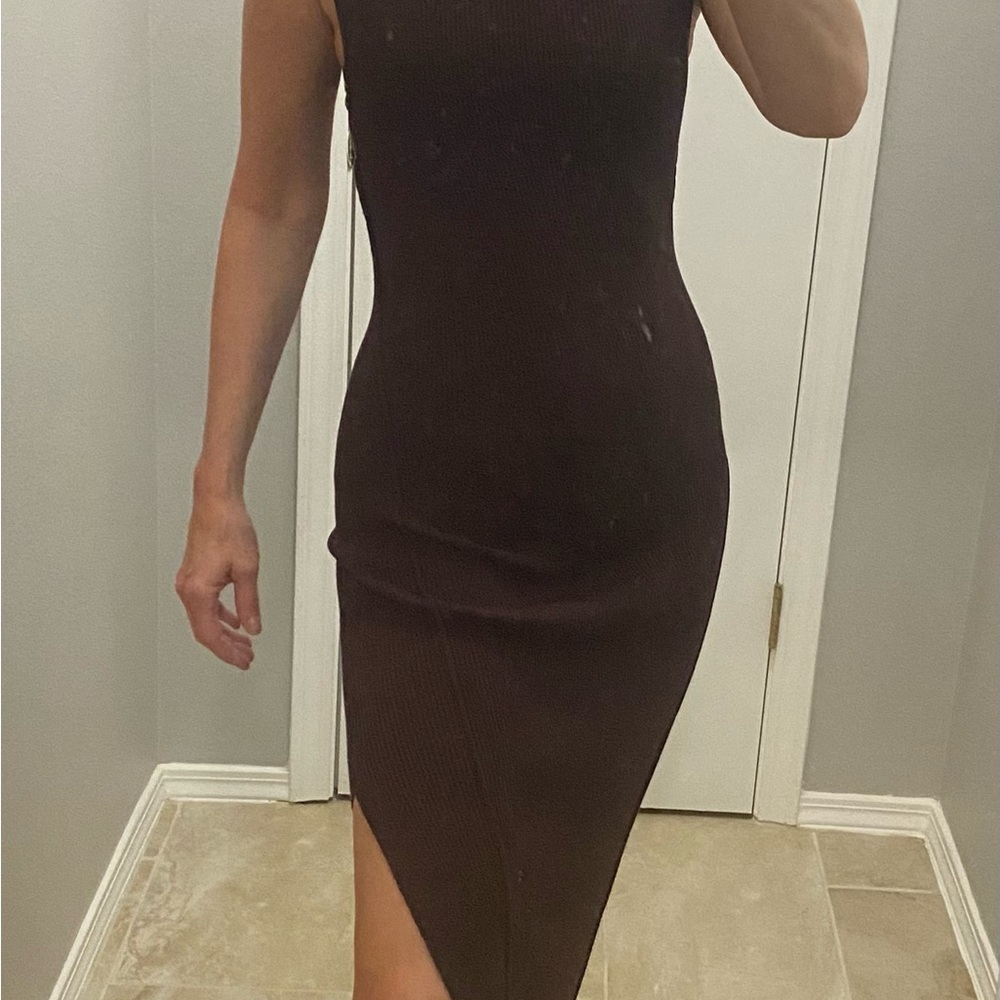 bishop + young Chocolate Brown Maxi Dress
